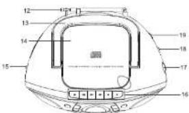 MUSE M19 RDC - GB STEREO RADIO CD CASSETTE REORDER - 3
