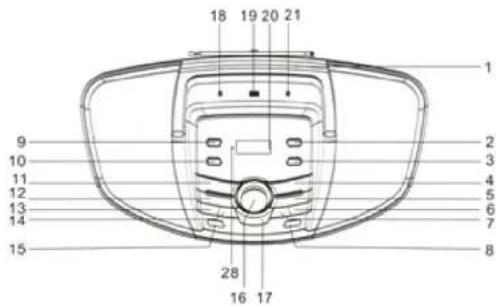 ROADSTAR CDR7000U - MODE D'EMPLOI - 1