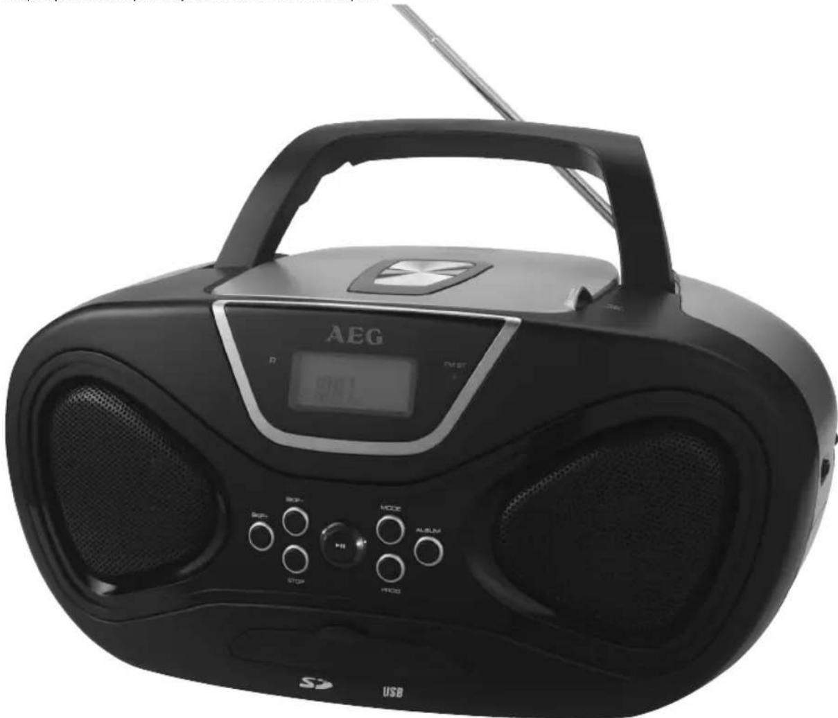 AEG SR 4327 CDMP3 - Stereo-Radio mit CD/MP3-Player - 1