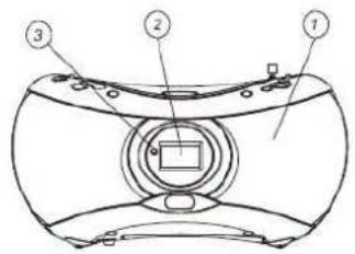 AudioSonic CD1576 - Panel delantero - 1