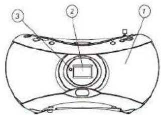 AudioSonic CD1576 - Frontpanel - 1