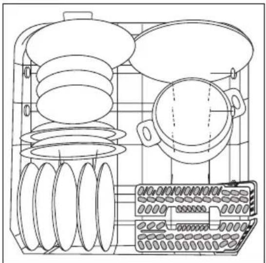 AEG-ELECTROLUX Favorit 60760 W - Panier inférieur - 1