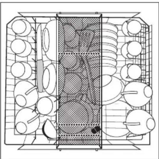 AEG-ELECTROLUX Favorit 60760 W - Felső kosár - 1