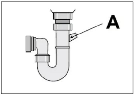 AEG-ELECTROLUX Favorit 55011 VI - Tuyau de vidange - 2