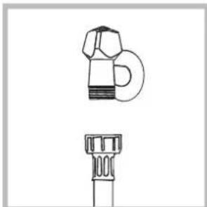 HOTPOINT-ARISTON AQ7L 49U - Connecting the water inlet hose - 2