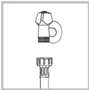 HOTPOINT-ARISTON AQ7L 49U - Aansluiting van de watertoevoerslang - 2