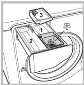 HOTPOINT-ARISTON AQ7 L 49 U EU - TIROIR A PRODUITS LESSIVIELS - 2