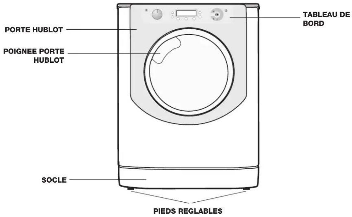 HOTPOINT-ARISTON Aqualtis AQ103F 69 EU - Description de l'appareil - 1