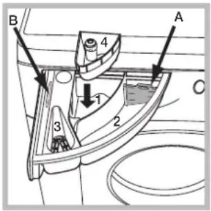 HOTPOINT-ARISTON WMD 962BX SK - Detergent dispenser drawer - 1