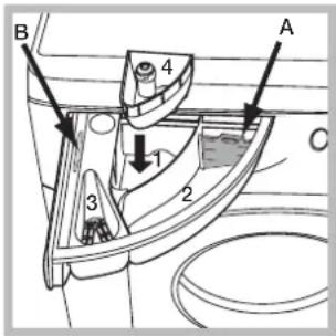 HOTPOINT-ARISTON WMD 962BX SK - Wasmiddelbakje - 1