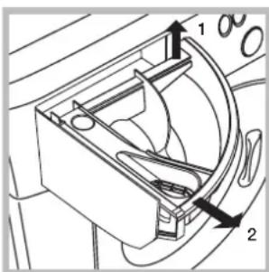 HOTPOINT-ARISTON WMD 762 SK - Cleaning the detergent dispenser drawer - 1