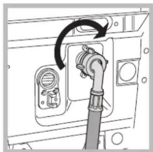 HOTPOINT-ARISTON ARTXD 149 EU - Connecting the water inlet hose - 2