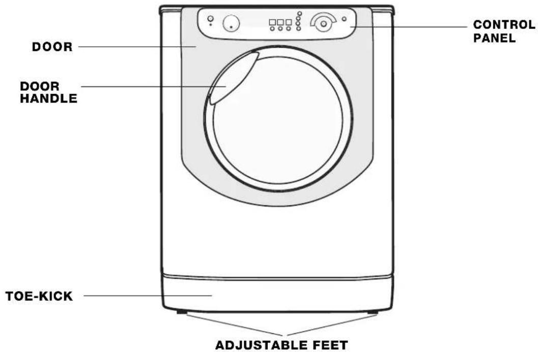 HOTPOINT-ARISTON Aqualtis AQXGF 149 H S N - Description of the machine - 1