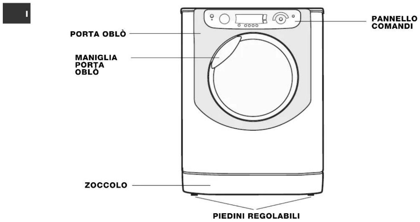 HOTPOINT-ARISTON Aqualtis AQXGD 149 S HA - Descrizione della macchina - 1