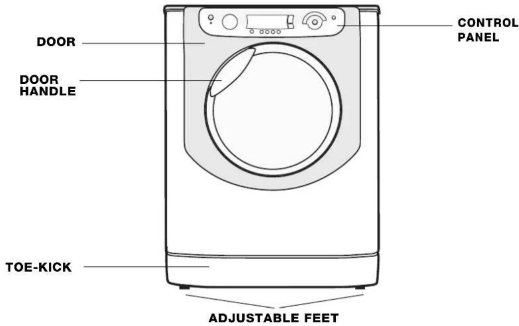 HOTPOINT-ARISTON Aqualtis AQXGD 149 S HA - Description of the machine - 1
