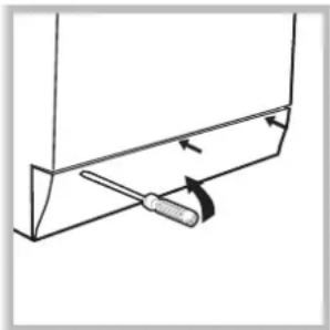 HOTPOINT-ARISTON Aqualtis AQXGD 149 S HA - Opening the door manually - 2
