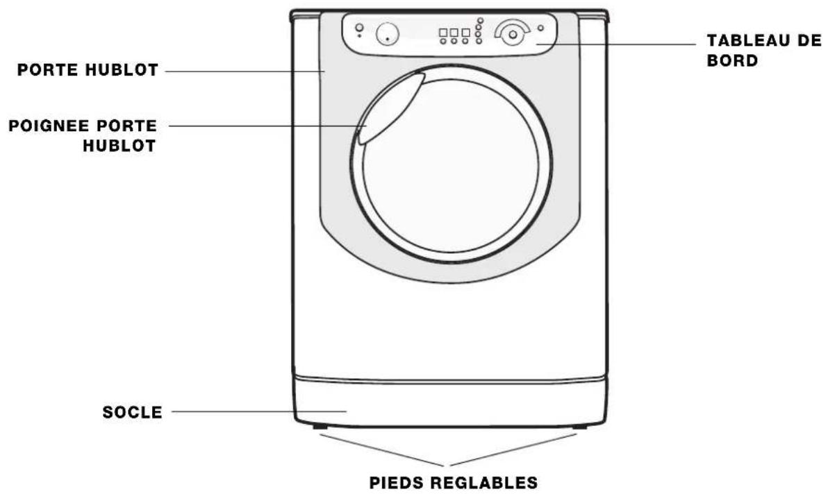 HOTPOINT-ARISTON Aqualtis AQXF 145 - Description de l'appareil - 2
