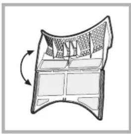 HOTPOINT-ARISTON Aqualtis AQC9 2F7 - Cleaning the filter after each cycle - 1