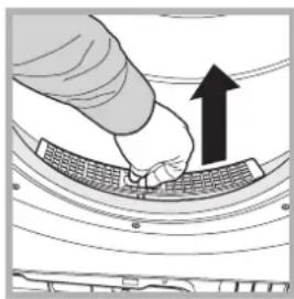 HOTPOINT-ARISTON Aqualtis AQC9 2F7 - Cleaning the filter after each cycle - 2
