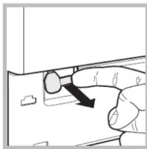 HOTPOINT-ARISTON Aqualtis AQ93F 69 EU - Abertura manual da porta de vidro - 2