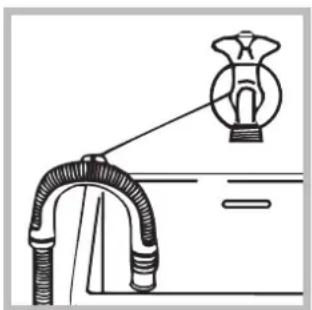 HOTPOINT-ARISTON Aqualtis AQ93F 69 EU - Aansluiting van de afvoerbuis - 2