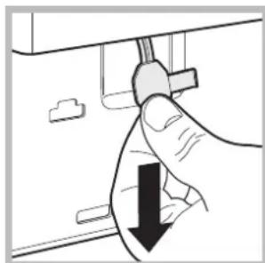 HOTPOINT-ARISTON Aqualtis AQ93F 69 EU - Manuelles Öffnen der Gerätetur - 3