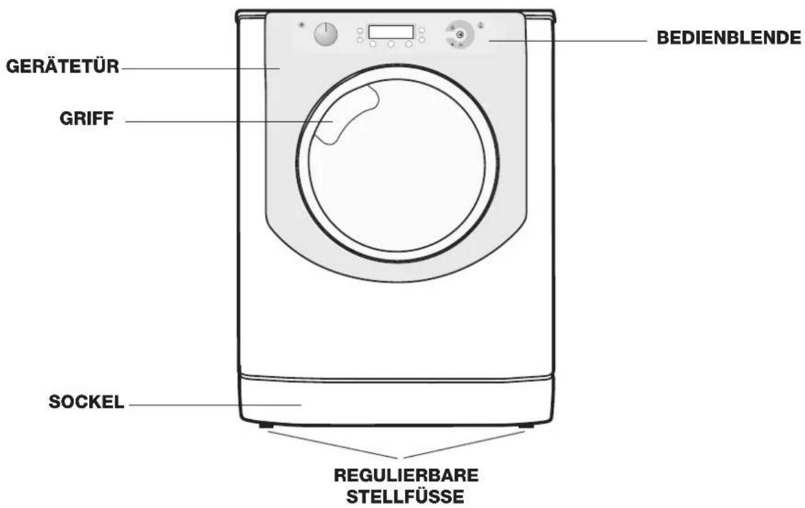 HOTPOINT-ARISTON Aqualtis AQ93F 69 EU - Beschreibung Ihres Gerätes - 2