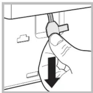 HOTPOINT-ARISTON Aqualtis AQ93F 69 EU - Ouverture manuelle de la porte hublot - 3