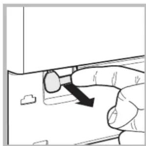 HOTPOINT-ARISTON Aqualtis AQ93F 69 EU - Handmatige opening van het deurtje - 2