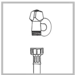 HOTPOINT-ARISTON Aqualtis AQ93F 69 EU - Aansluiting van de watertoevoerslang - 2