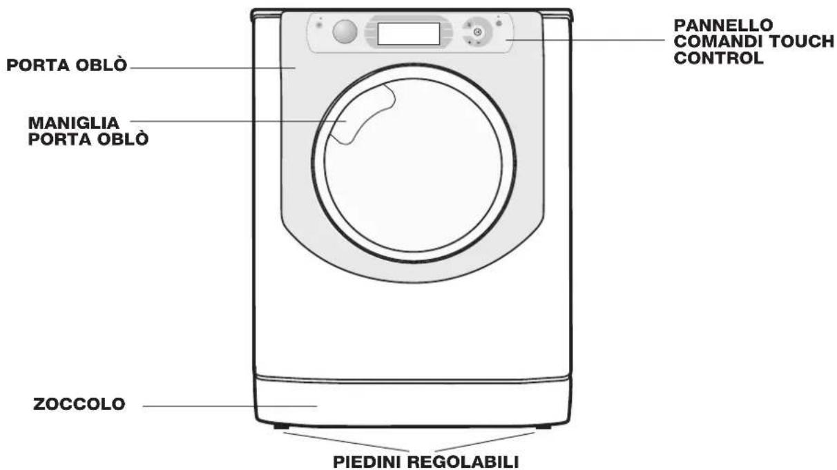 HOTPOINT-ARISTON Aqualtis AQ103D 49 EU - Descrizione della macchina - 2