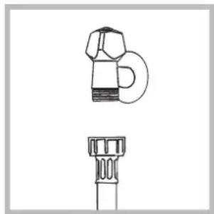 HOTPOINT-ARISTON AQM9D 49 U EU A - Raccordement du tuyau d'arrivée de l'eau - 2