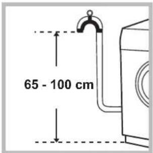 HOTPOINT-ARISTON AQM9D 49 U EU A - Ligaçao do tubo de descarga - 1