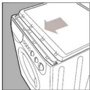 INDESIT WS 105 TX - How to change the power supply cable - 4