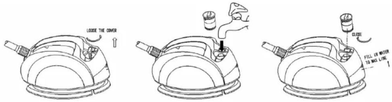 PRINCESS Compact Home Steamer 332770 - PREPARING FOR USE - 3