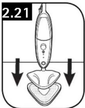 HOOVER TwinTank Steam Mop - aPREs l'utilisation du nettoyeuR VaPeuR /utilisation de la base ReFRoidissante - 1