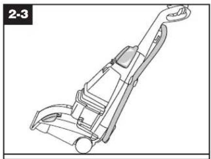 HOOVER SteamVac CleanSurge - ON/OFF pedal &amp; Handle release pedal - 1