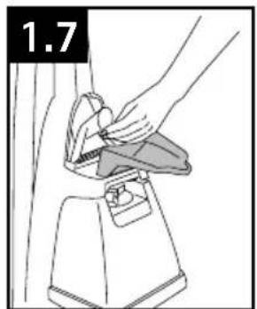 HOOVER SteamVac Pet Complete - Porte à mécanisme de dégagement - 1