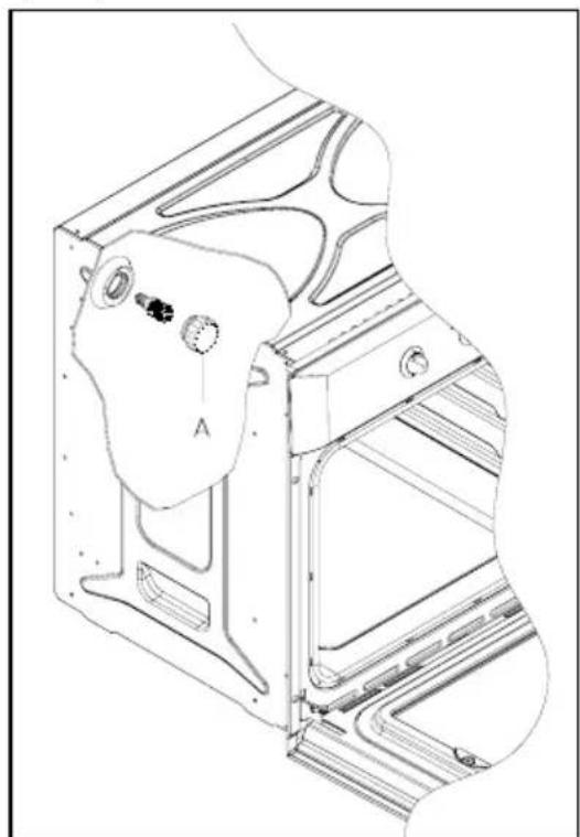 GORENJE BP8960S - Replacing the oven light - 1