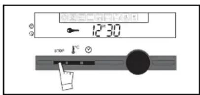 DE DIETRICH DOP 440X - Control panel locking (child safety device) - 1