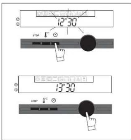 DE DIETRICH DOP 440X - Commentmettreà l'hourel'horloge du four? - 2