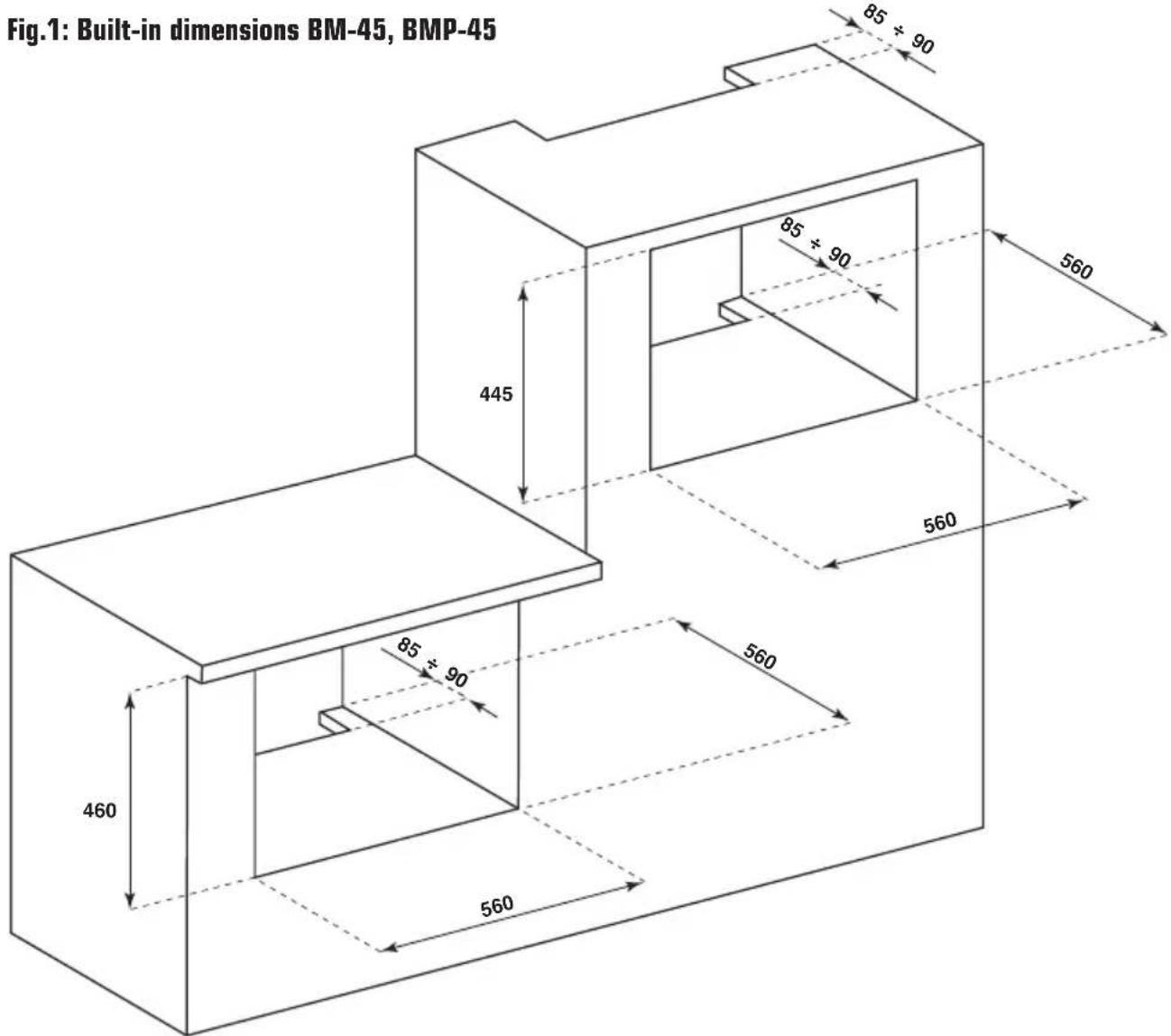 BORETTI MTSA60 IX - General Installation Instructions - 1