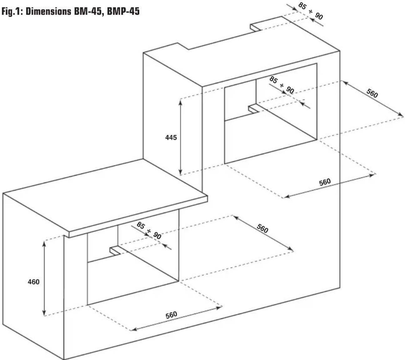 BORETTI SAEL60 - Remarques importantes pour le montage - 1