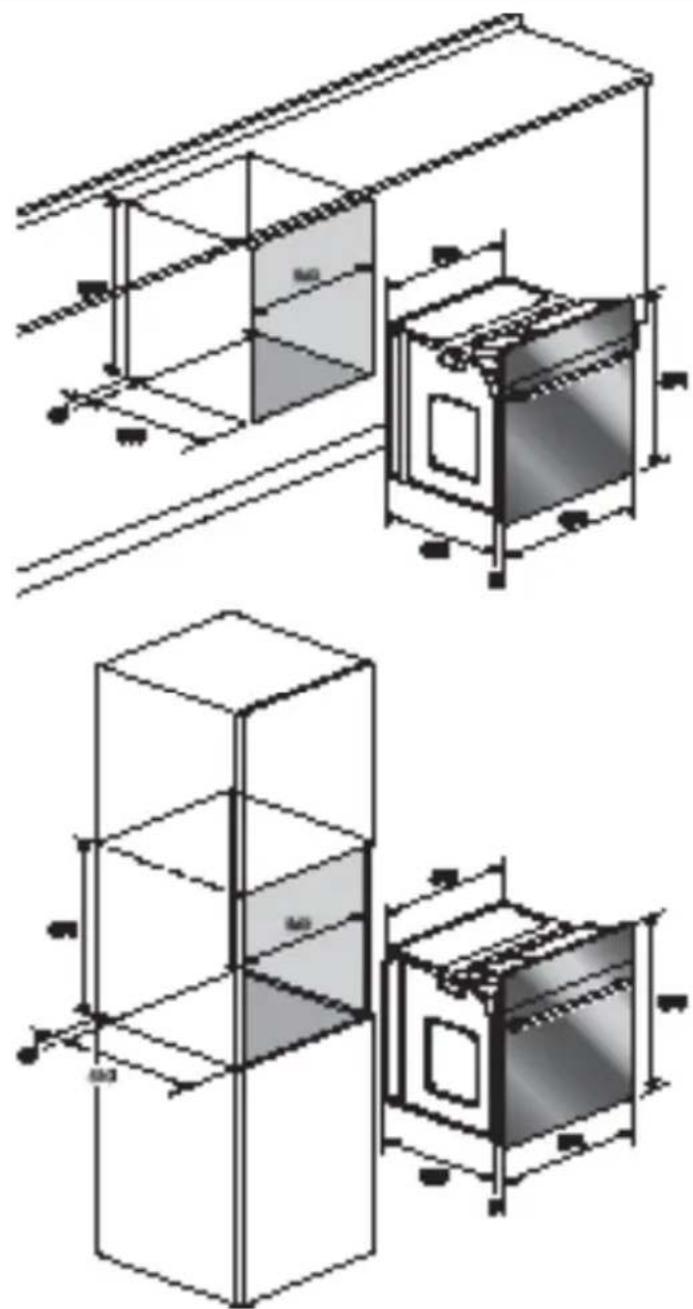 BORETTI BPO60 - Incasso del forno 60 - 1