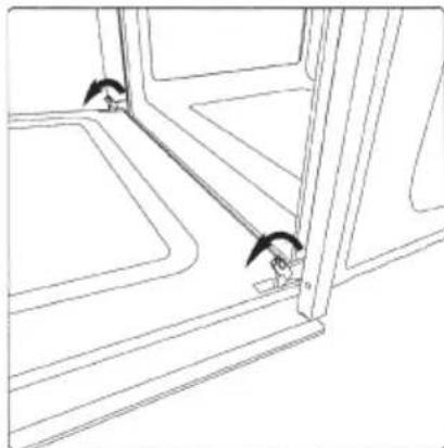 BORETTI BPO60 - Removing the oven door - 2