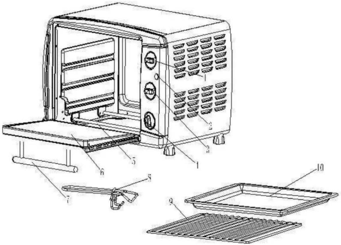 ALPINA SF7652 - BESKRIVELSE AF DELE - 1