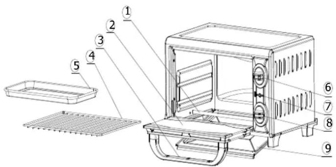 ALPINA SF 7644 - DESCRITPION DES PIECES DETACHEES - 1