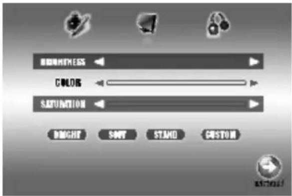 Marquant MCR1407 - Réglages audio - 2