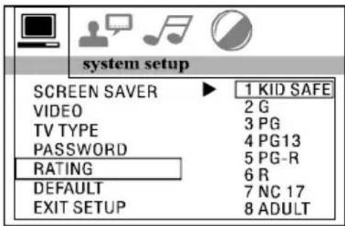 Marquant MCR1407 - Kindersicherungsmenu - 1
