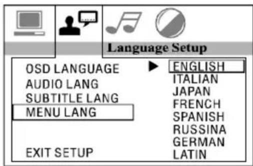 Marquant MCR1407 - Menutaainstellingen - 1
